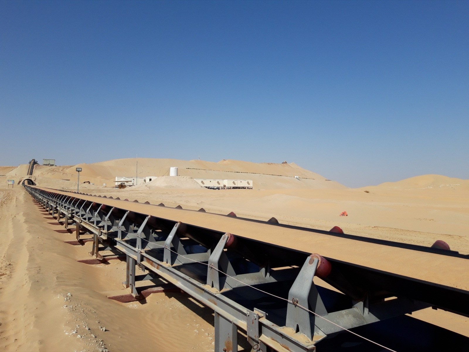 BWE dumping planning — overland conveyor